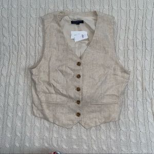 Linen vest